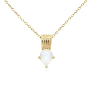 Amie Moonstone Gold Necklace