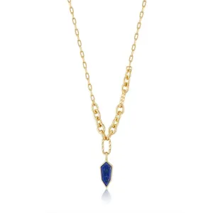 Ania Haie Lapis Emblem Pendant Necklace