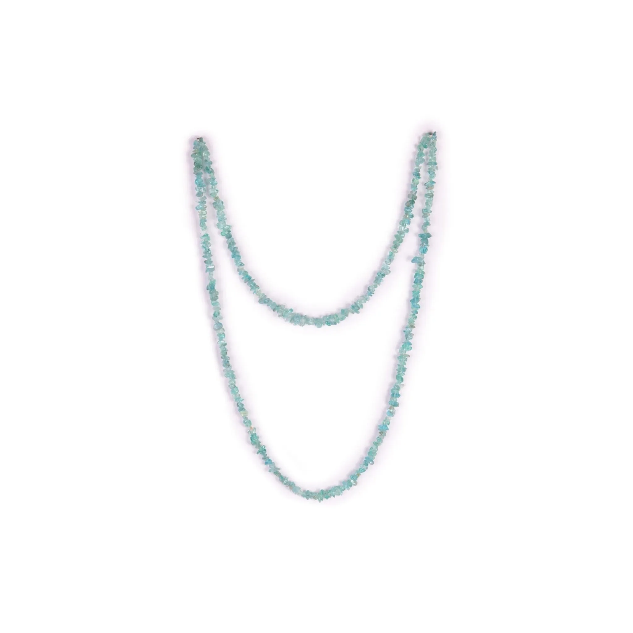 Aquamarine Chips Necklace