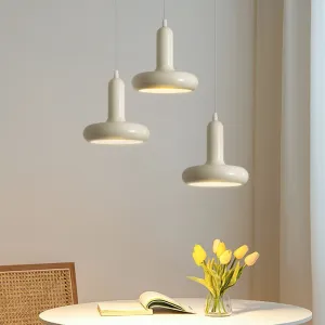 Bauhaus Restaurant Pendant Lights Nordic Medieval Designer Dining Bar Table Lamp Retro White Bedroom Bedside Ceiling Chandelier