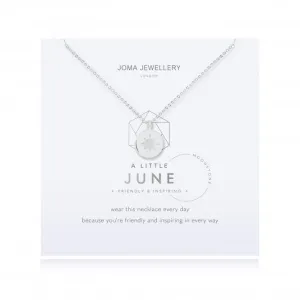 Birthstone a little June Moonstone Necklace 4659