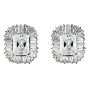 Calia Radiant Halo CZ  Stud Earrings