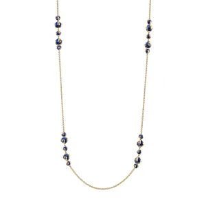 Cardan Cluster Necklace - Lapis