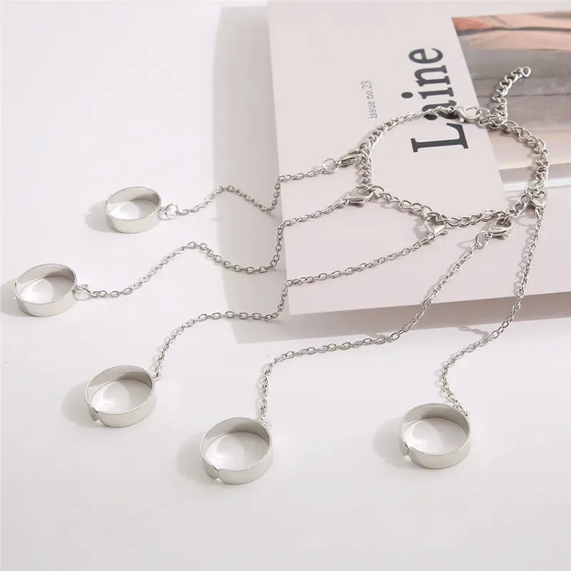 Charm Hip Hop Chain Open Ring Chain Types Bracelet Good Charm Ring