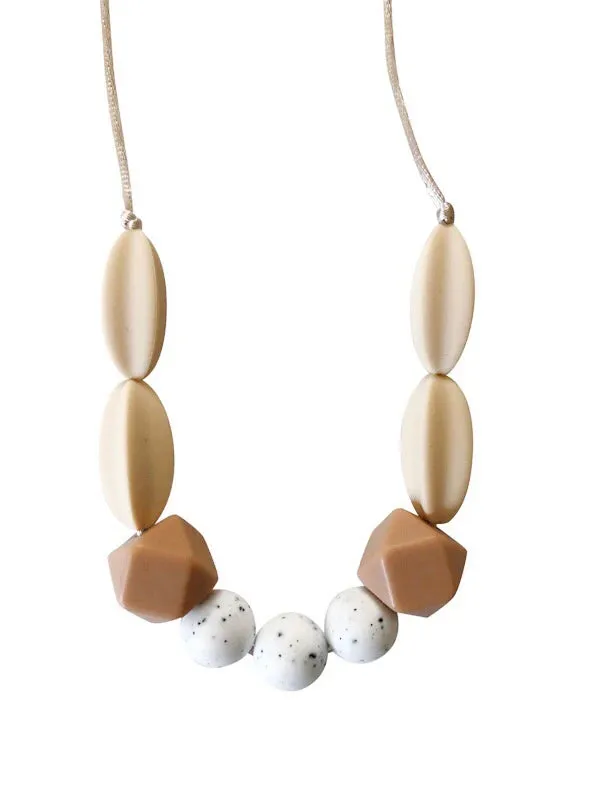 Chewable Charm - Teething Necklace - The Sienna (Moonstone)