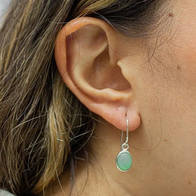 Chrysoprase Drop Earrings