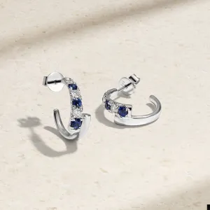 Coil Sapphire Earrings