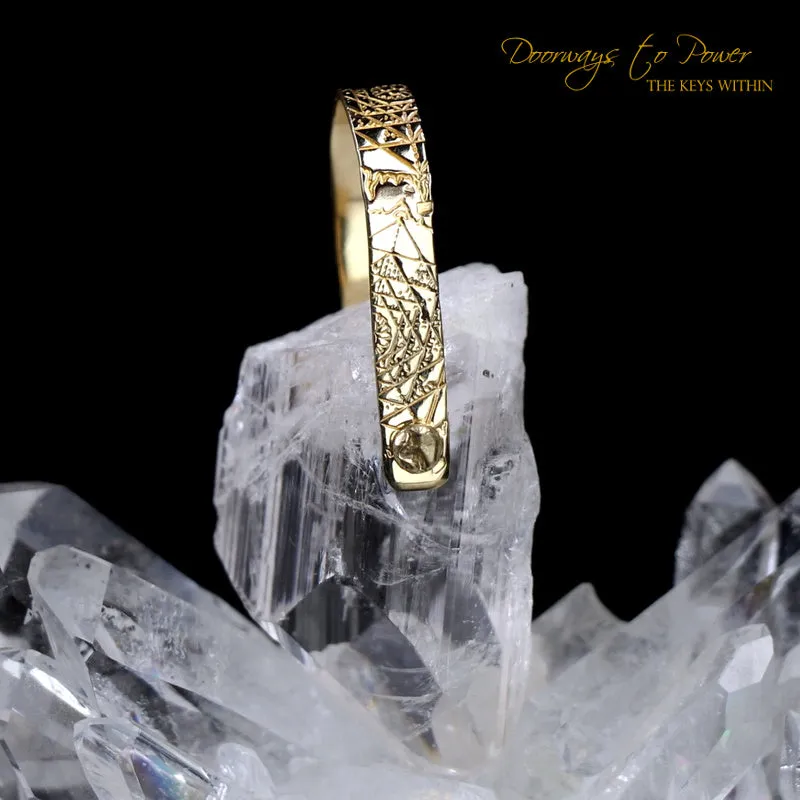 Danburite Light Language Crystal Pendant 14k 'Luminous'