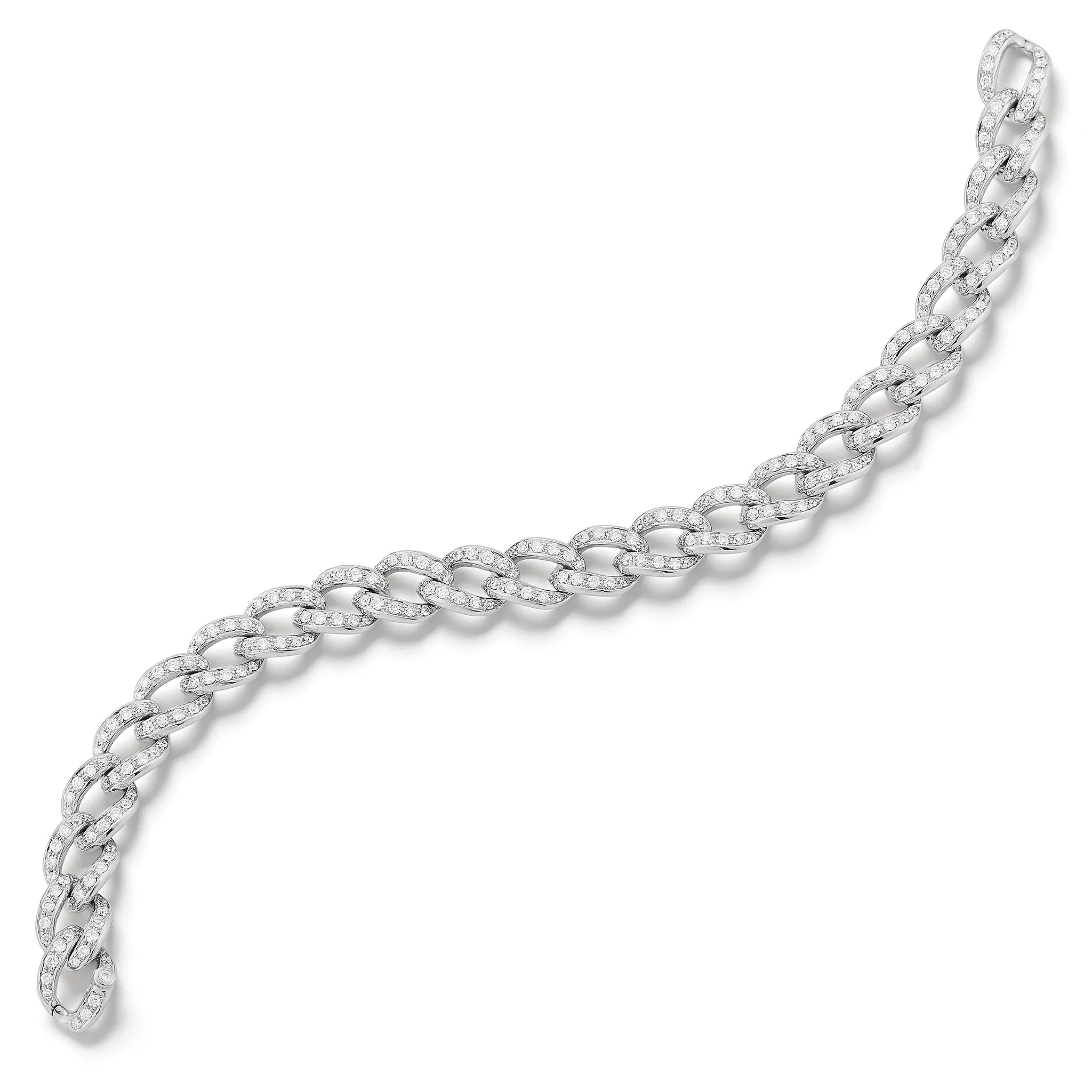 Diamond Woven Link Bracelet