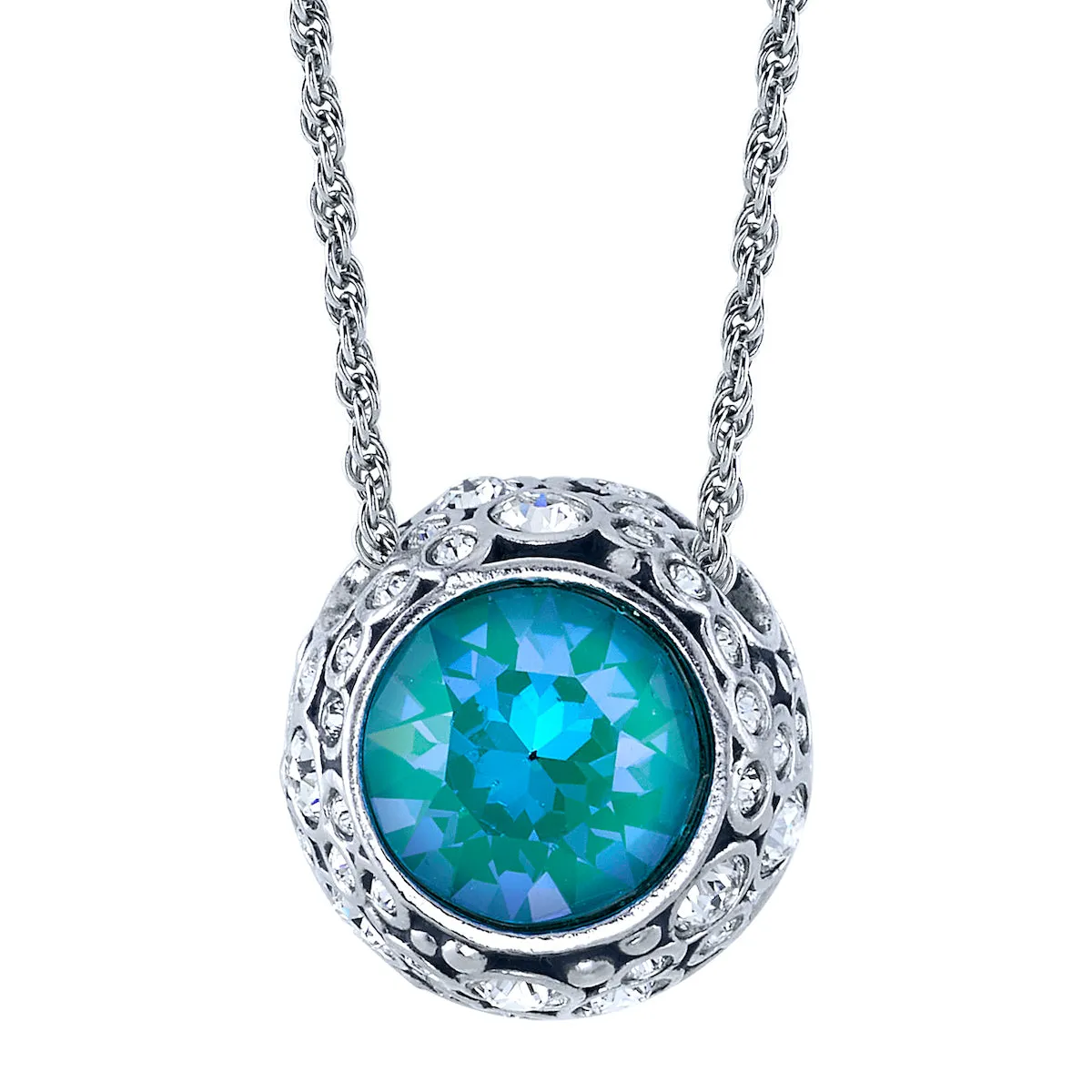 Disney X RockLove THE LITTLE MERMAID Bubble Solitaire Necklace