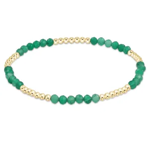 Enewton blissful pattern 2.5mm bead bracelet - green onyx