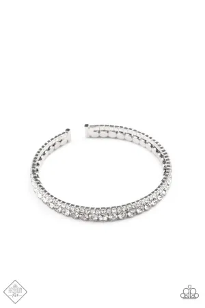 Fairytale Sparkle - White Bracelet - Paparazzi Accessories