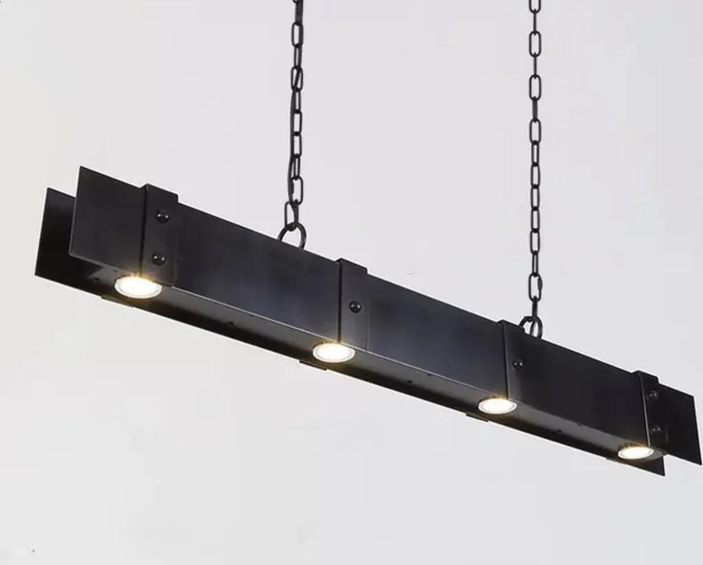 Gerlach Rustic Industrial Chic Metal Pendant Lamp