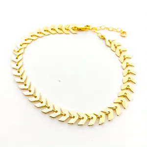 Gianna Chevron Bracelet | Gold