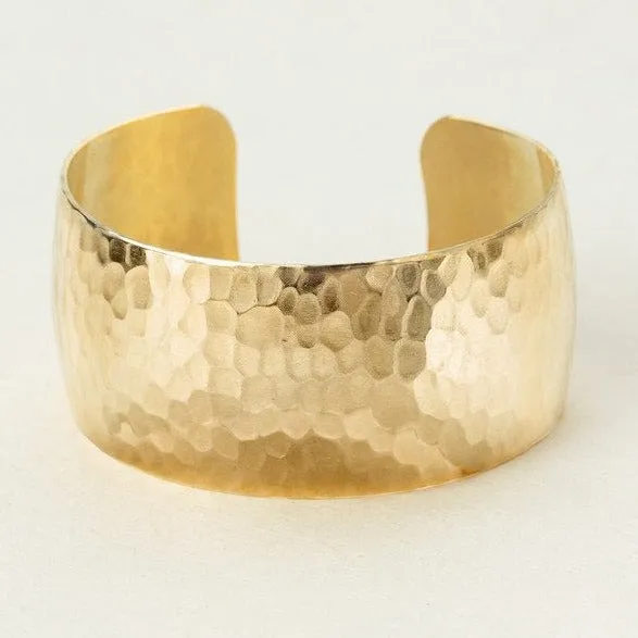 'Gloria' Wide Cuff Bracelet