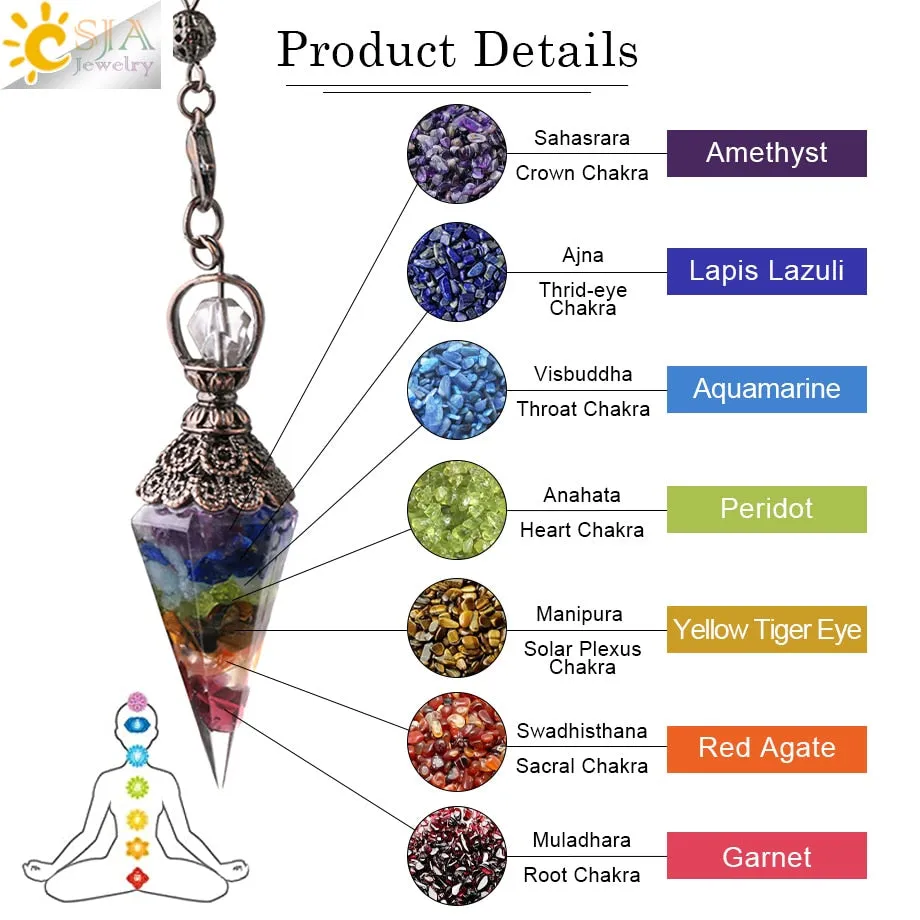 Healing Crystal Pendulum