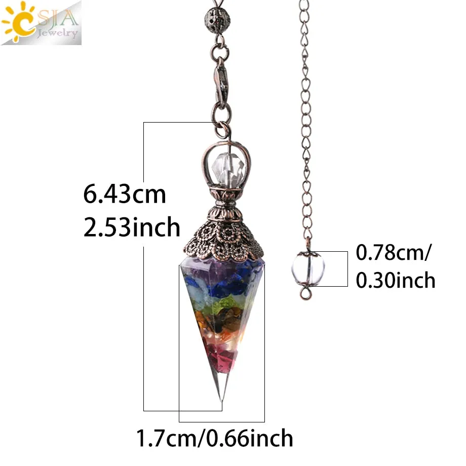 Healing Crystal Pendulum