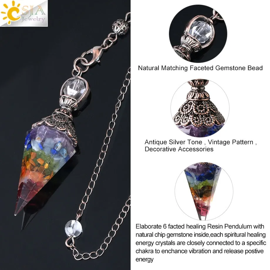 Healing Crystal Pendulum