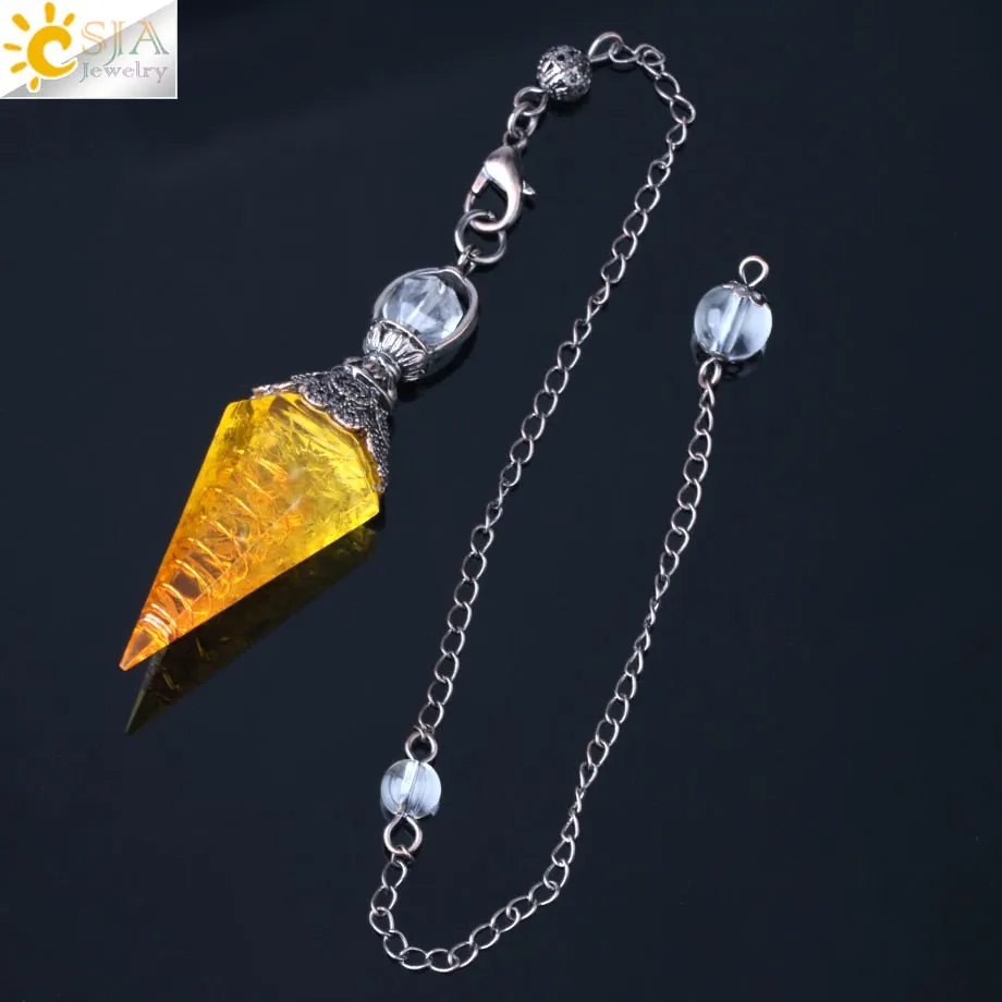 Healing Crystal Pendulum