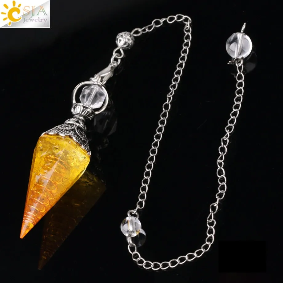 Healing Crystal Pendulum