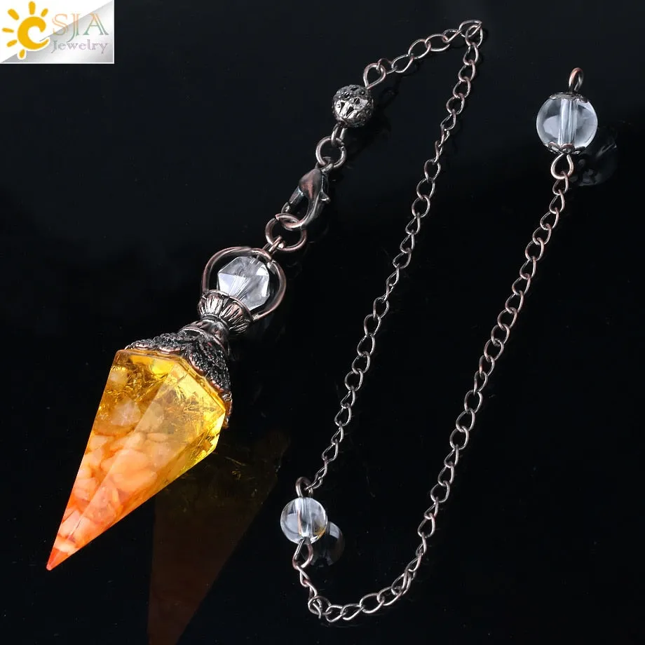 Healing Crystal Pendulum