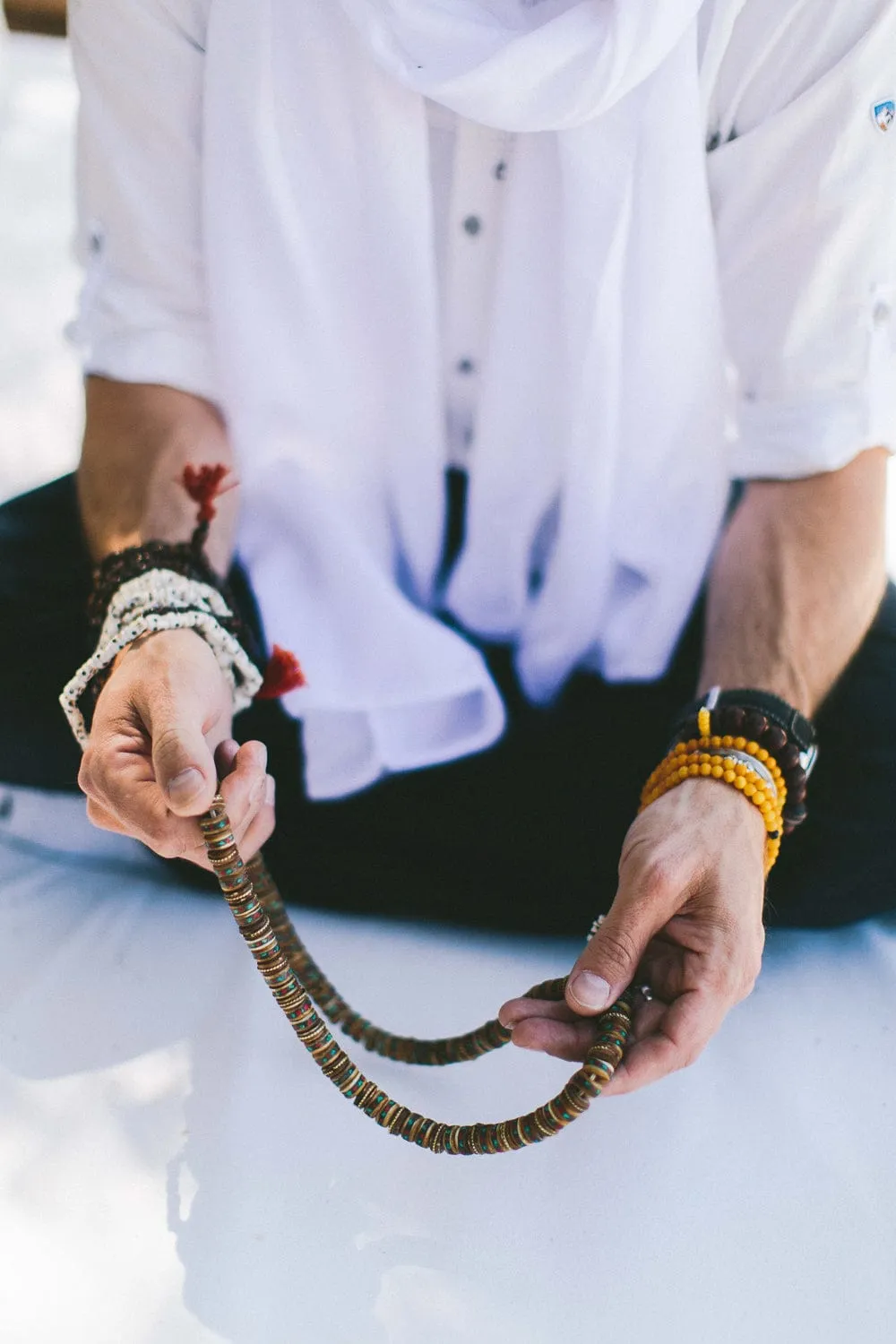 Himalayan Bone Impermanence Mala