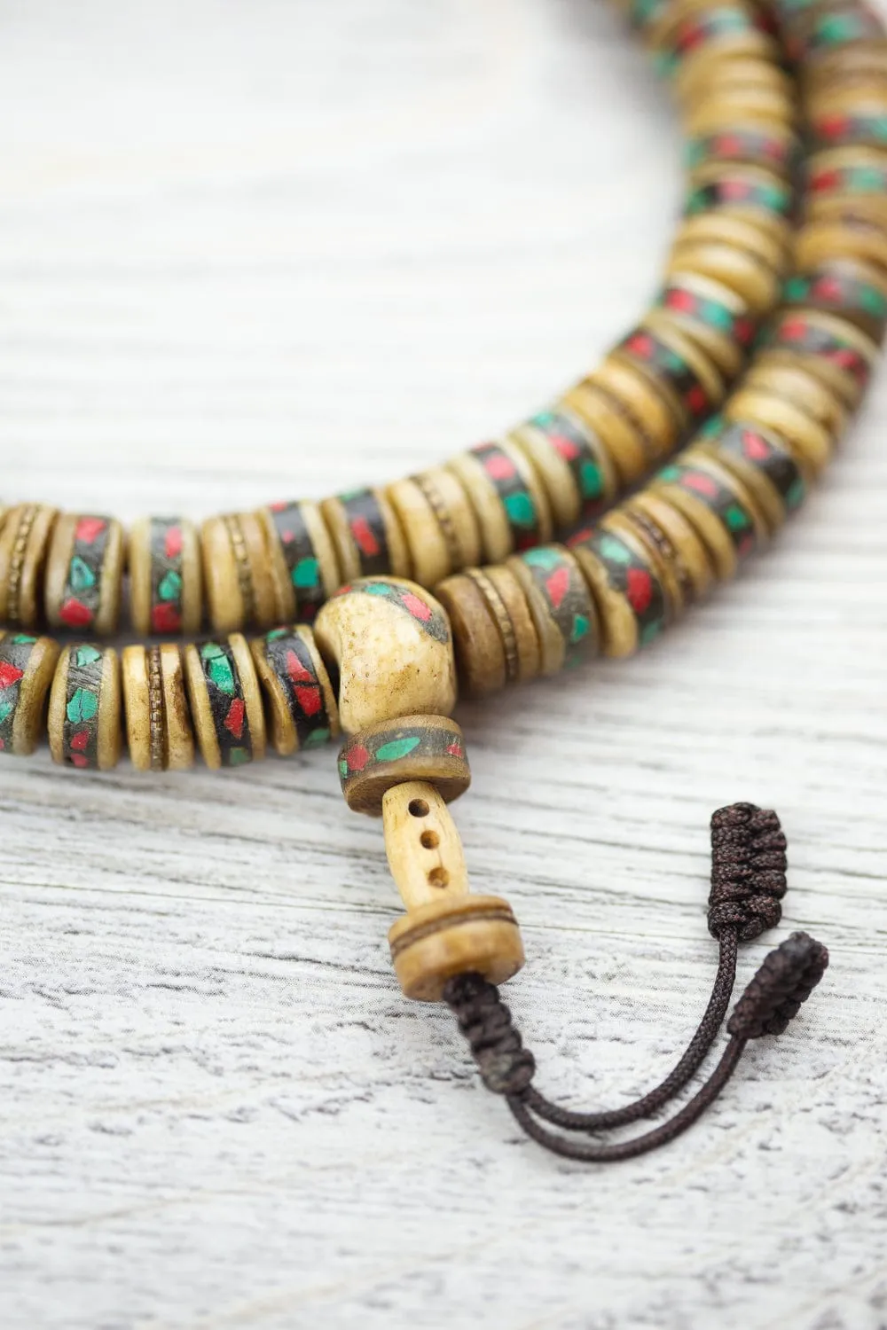 Himalayan Bone Impermanence Mala