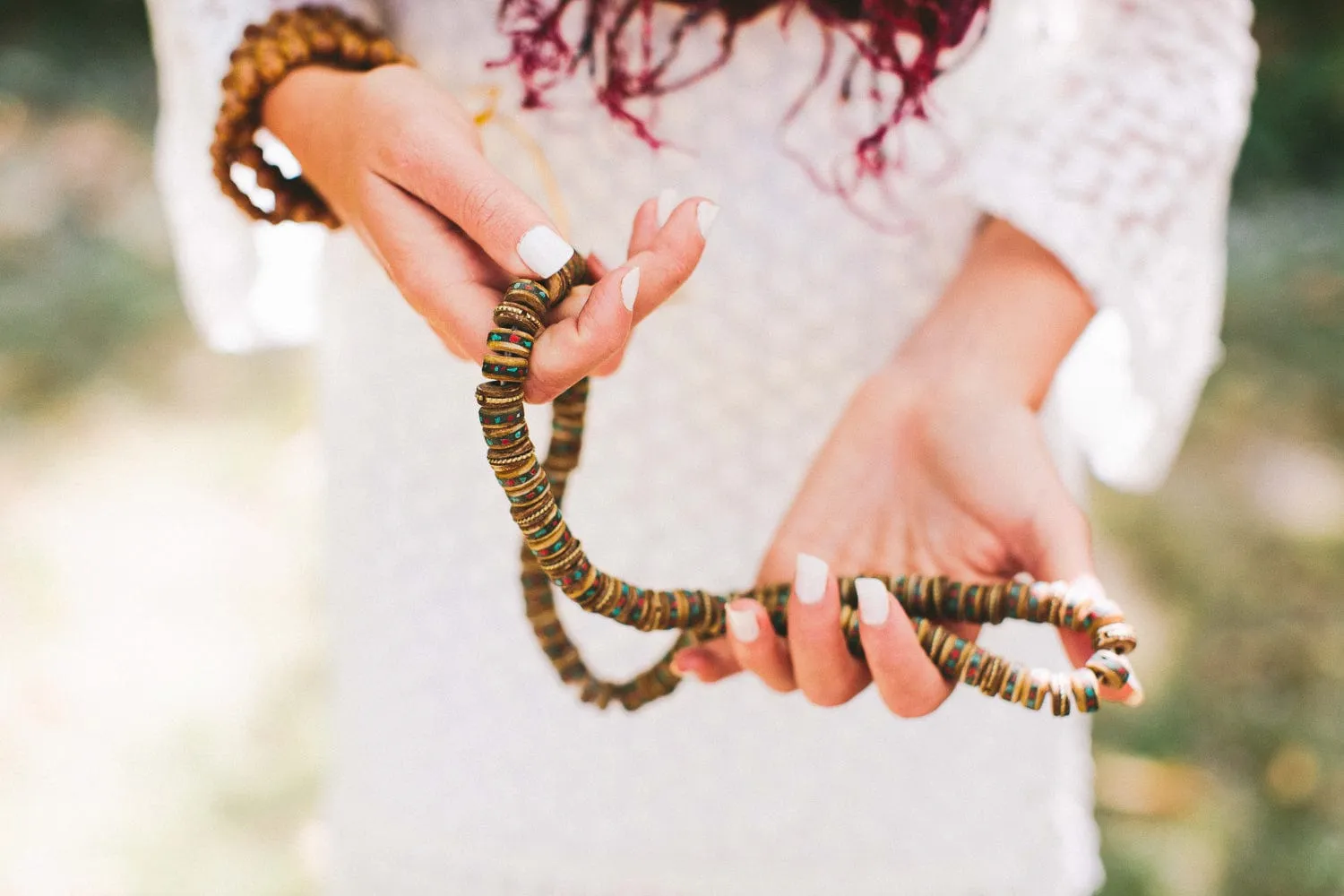 Himalayan Bone Impermanence Mala