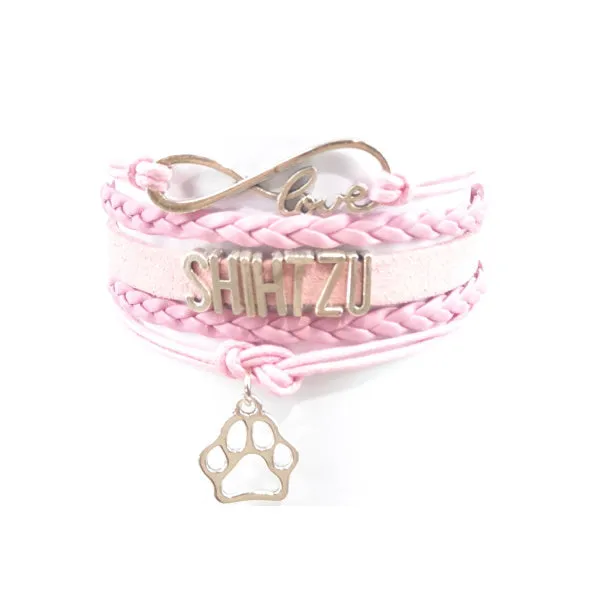 Infinity Love Shih Tzu Bracelet