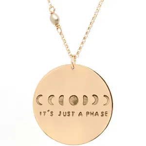 It's Just a Phase Necklace | Gold