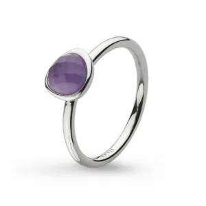 Kit Heath Coast Pebble Amethyst Mini Ring 11842AM027