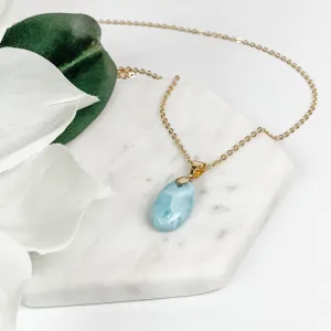 Larimar Pendant Necklace