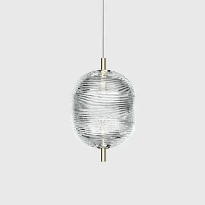 LED Simple Transparent Modern Glass Pendant Light