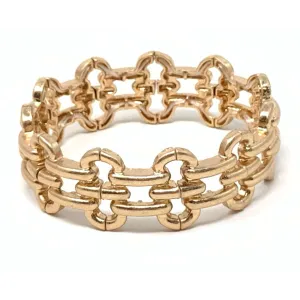 Link Cuff Stretch Bracelet