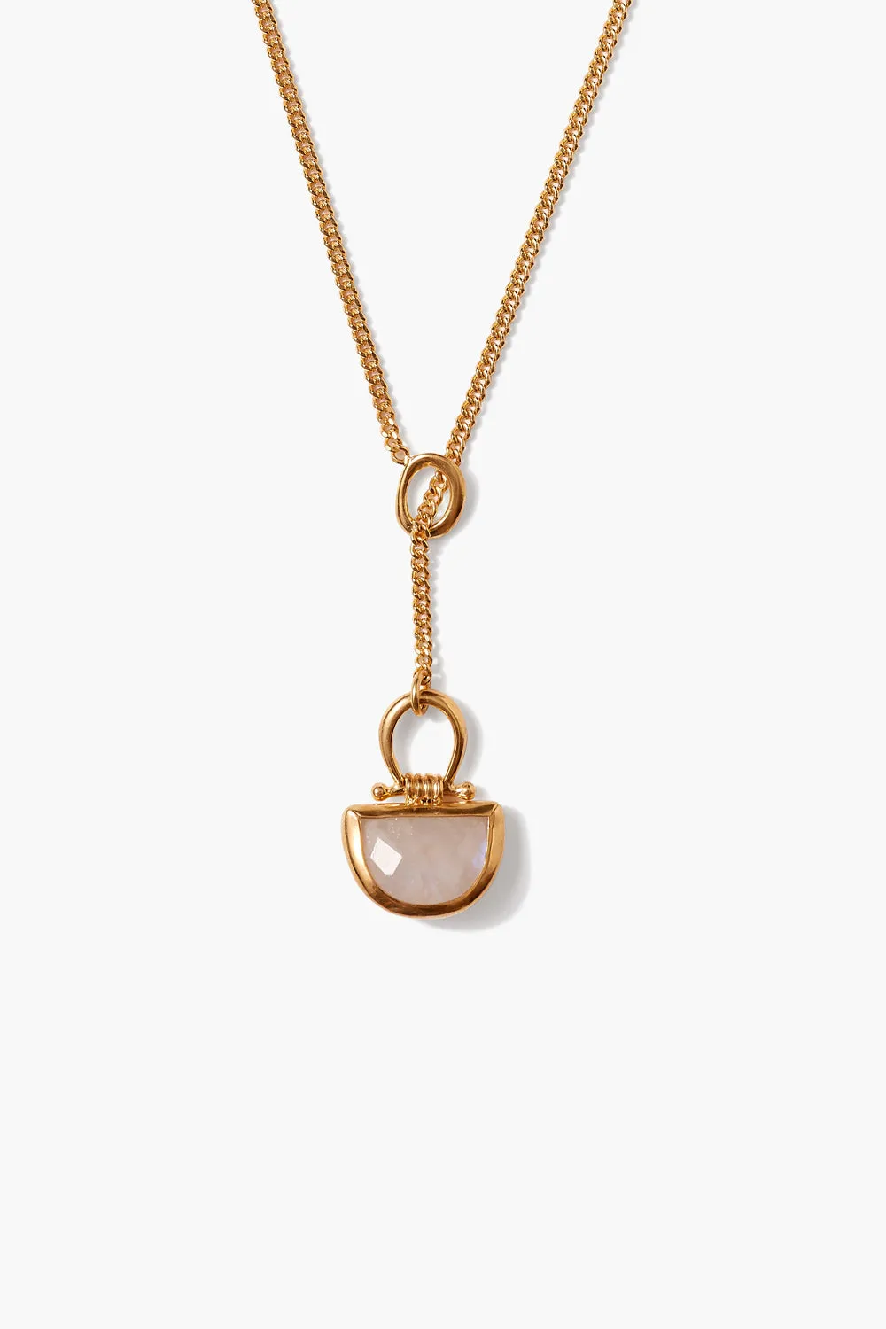 Luna Drop Necklace Moonstone