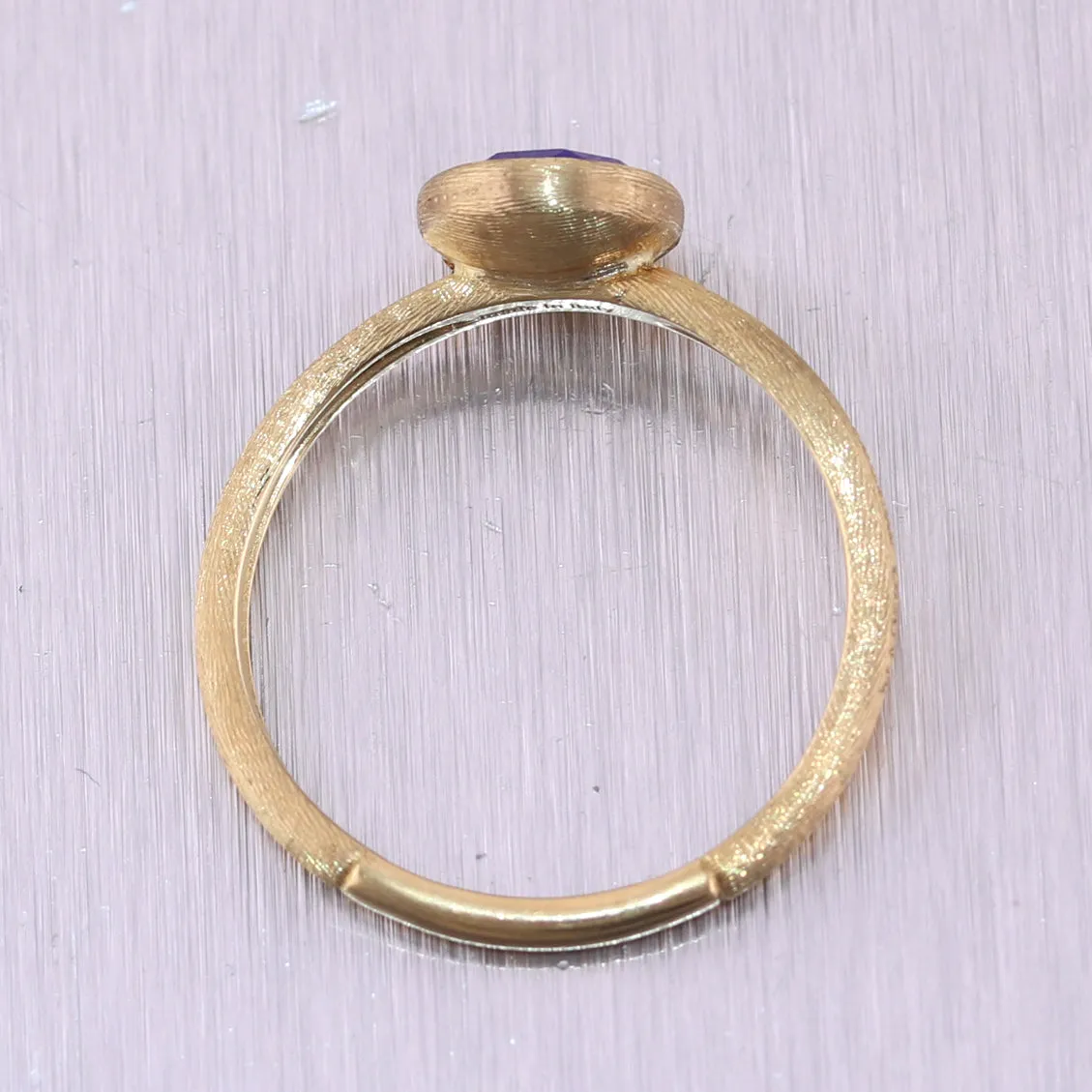 Marco Bicego 18k Yellow Gold Jaiour Lapis Lazuli Stackable Ring