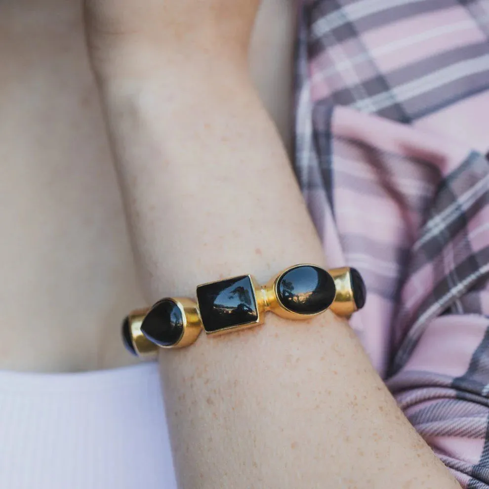 Marina Cuff in Black Onyx