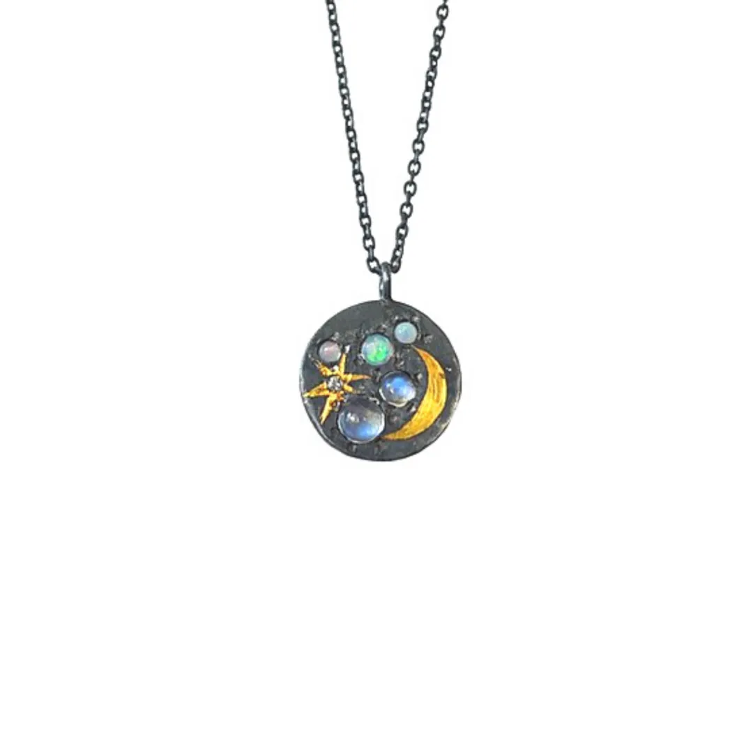 Medium Round Spacescape Pendant