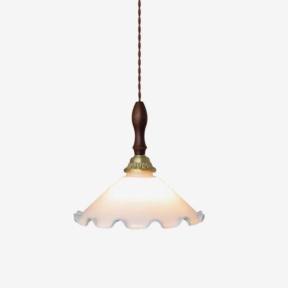 Milky Flower Pendant Light 5.9″- 6.4″