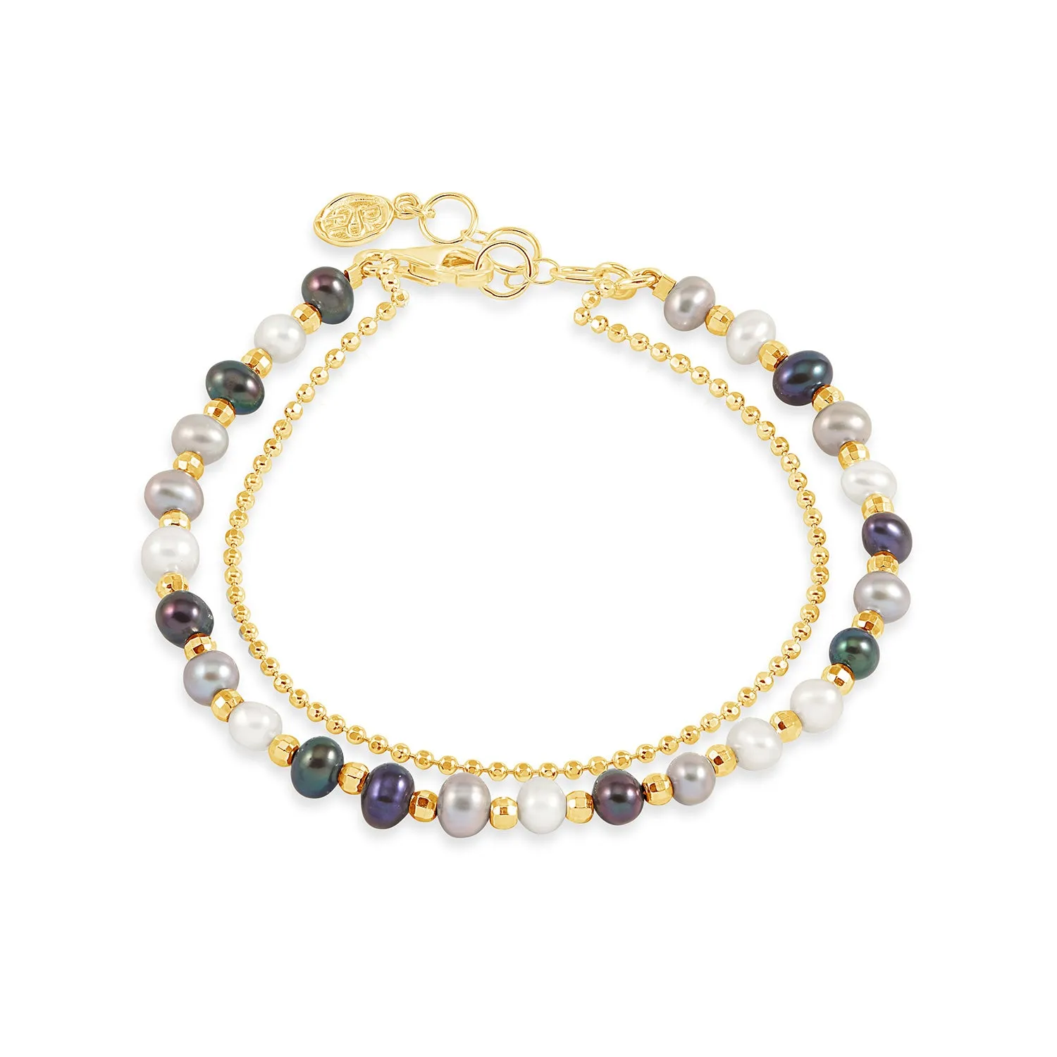 Mixed Freshwater Timeless Pearl  Bracelet