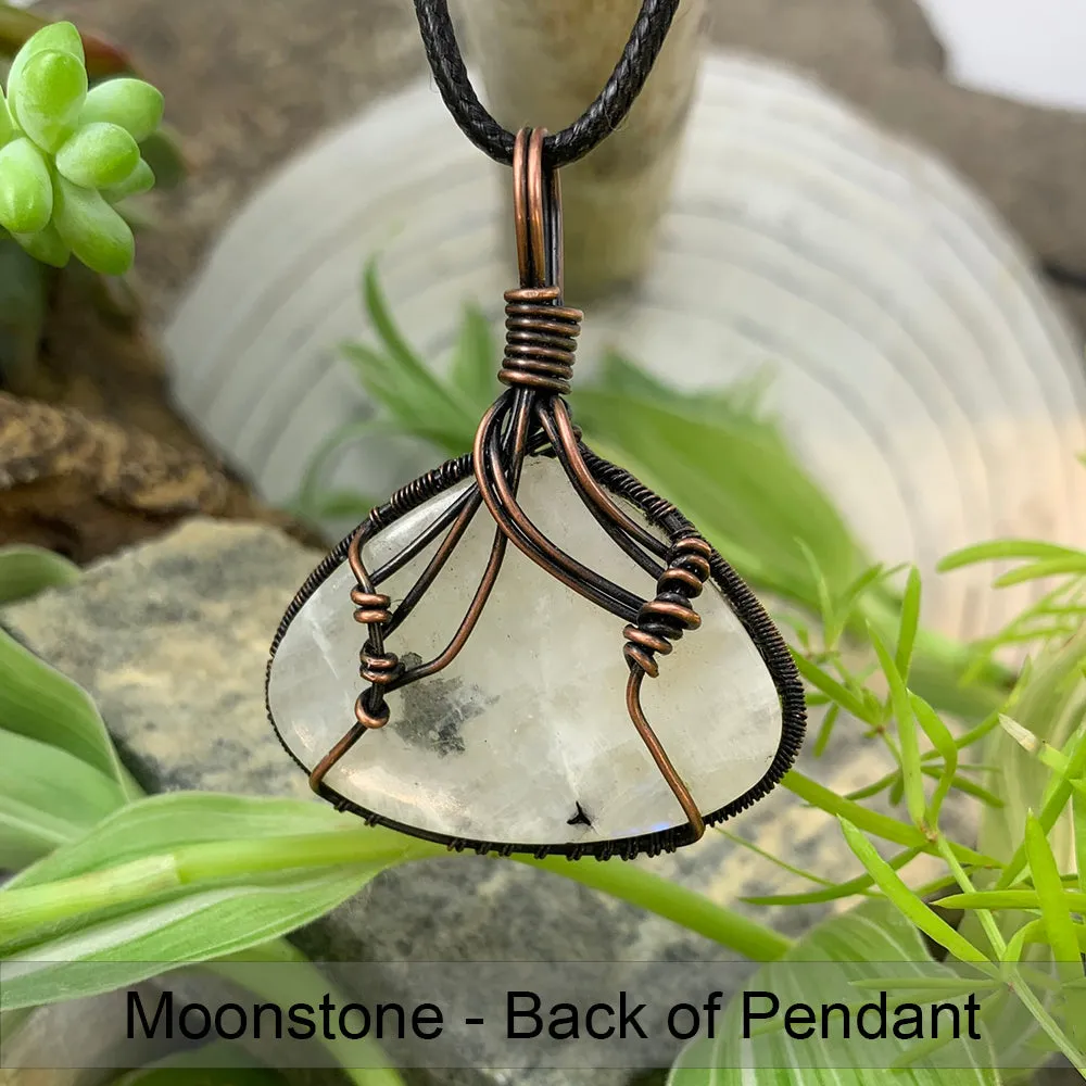 Moonstone Flash Handcrafted Pendant