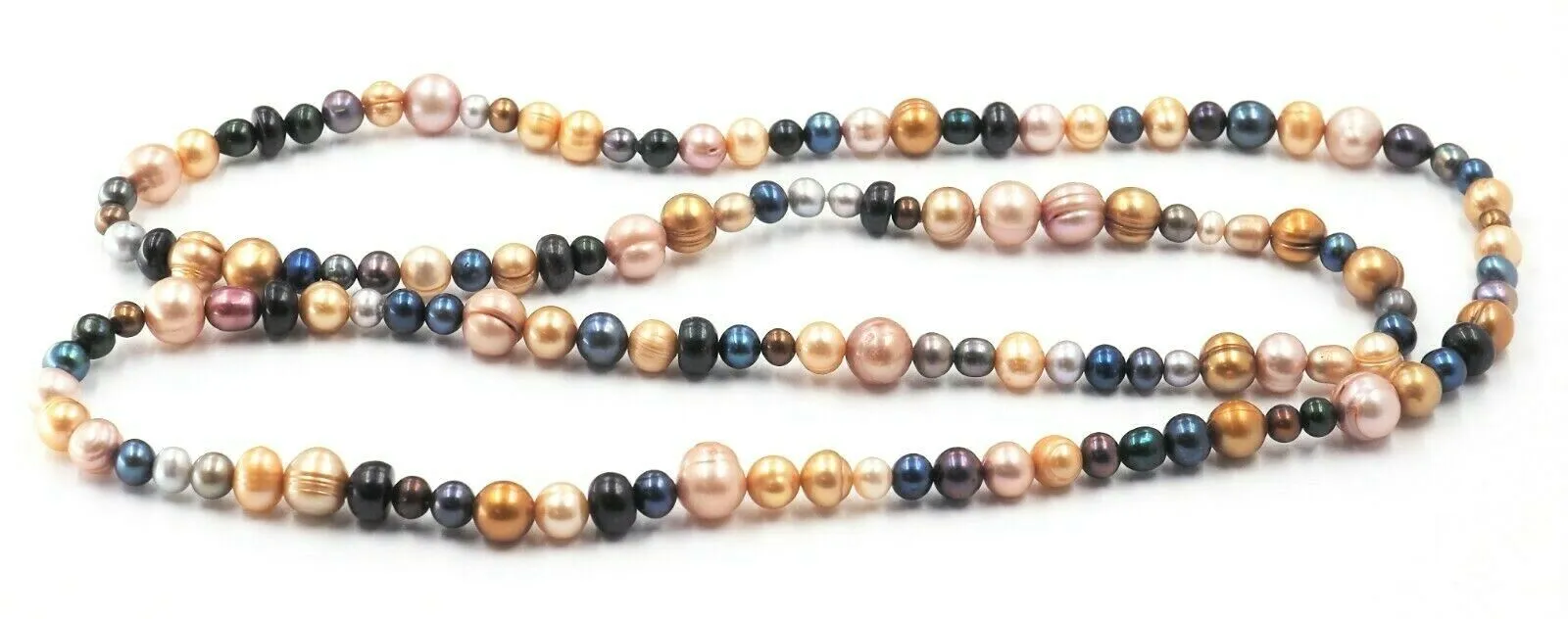 Multi Colour Freshwater Pearl Strand Necklace