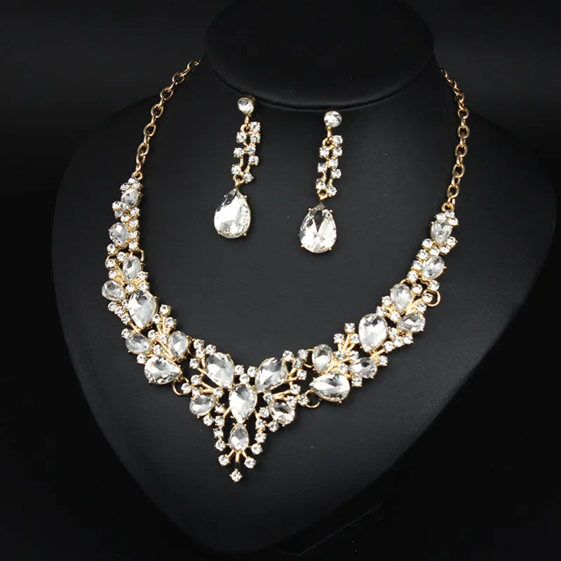 Necklace Plus Earrings Gifts for Her Wedding Jewelry Jewelry Set Statement For Women