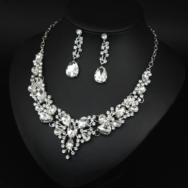 Necklace Plus Earrings Gifts for Her Wedding Jewelry Jewelry Set Statement For Women