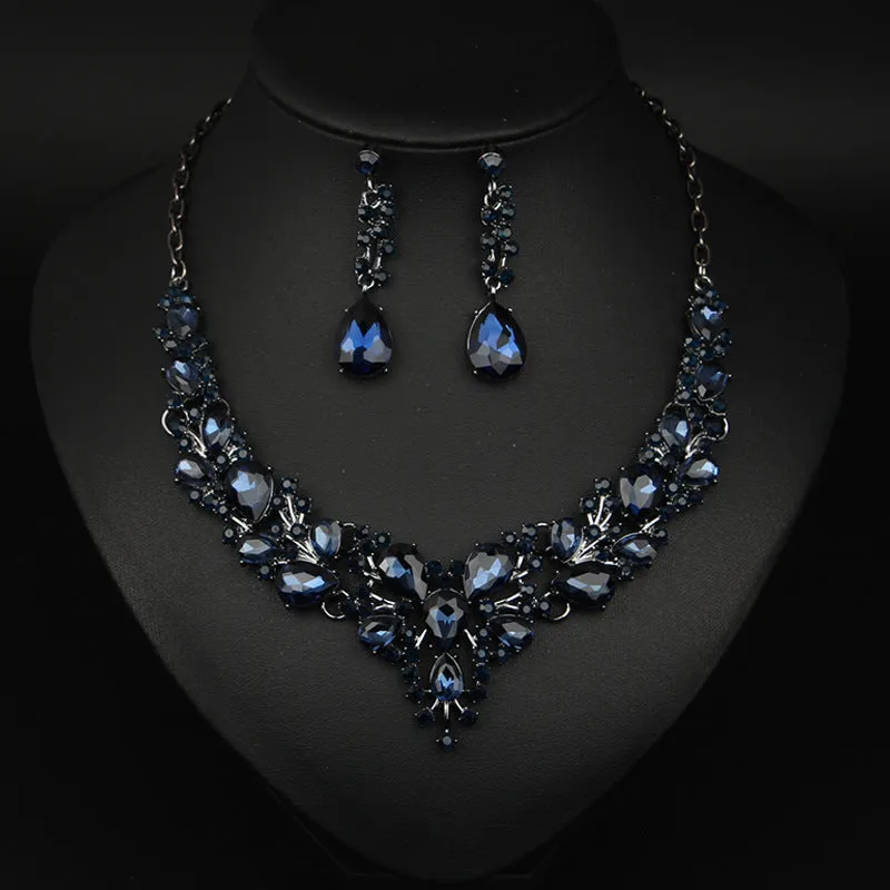 Necklace Plus Earrings Gifts for Her Wedding Jewelry Jewelry Set Statement For Women