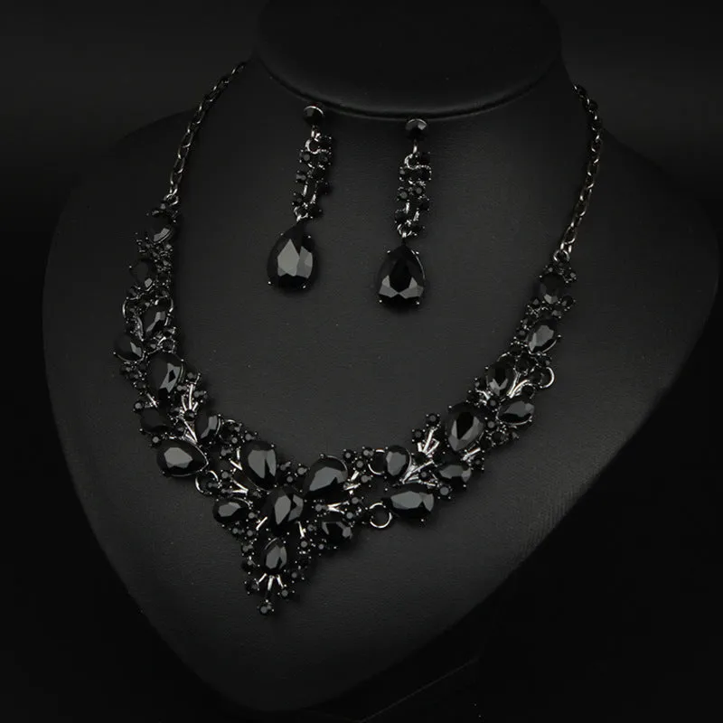 Necklace Plus Earrings Gifts for Her Wedding Jewelry Jewelry Set Statement For Women