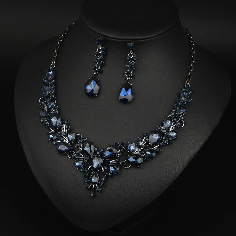 Necklace Plus Earrings Gifts for Her Wedding Jewelry Jewelry Set Statement For Women