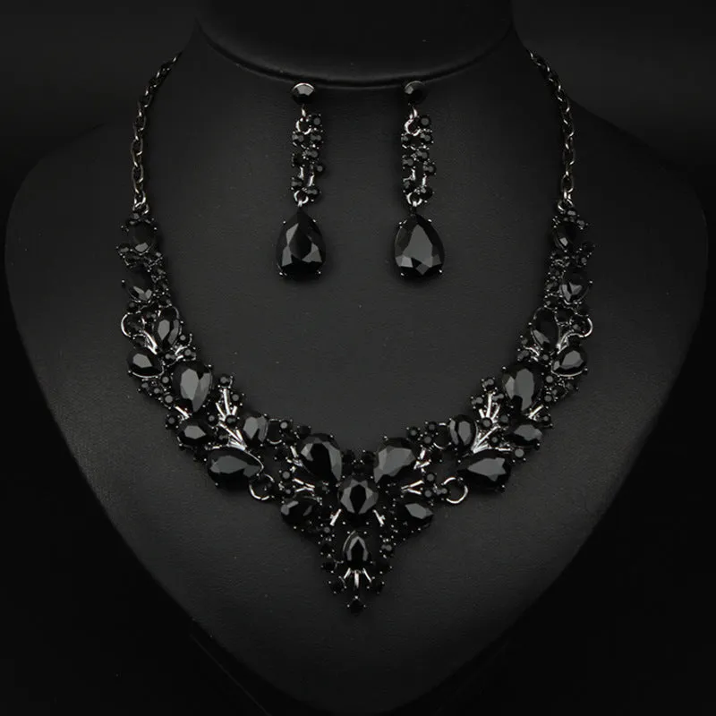 Necklace Plus Earrings Gifts for Her Wedding Jewelry Jewelry Set Statement For Women