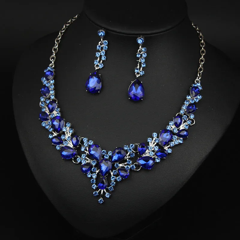 Necklace Plus Earrings Gifts for Her Wedding Jewelry Jewelry Set Statement For Women