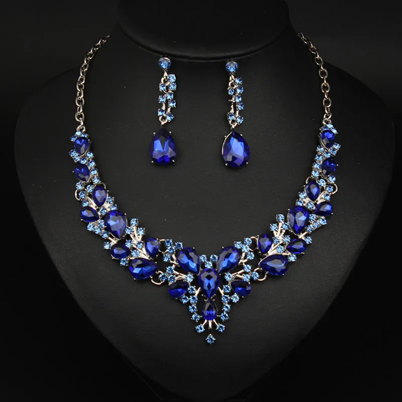 Necklace Plus Earrings Gifts for Her Wedding Jewelry Jewelry Set Statement For Women